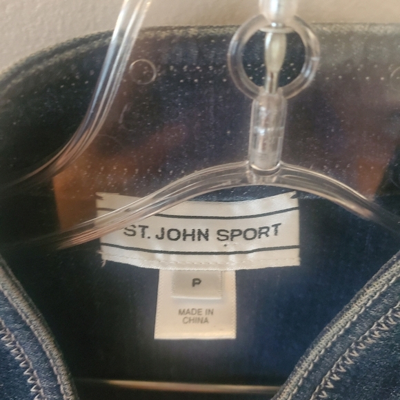 ST. John Sport Denim Jacket Size P - Picture 4 of 5